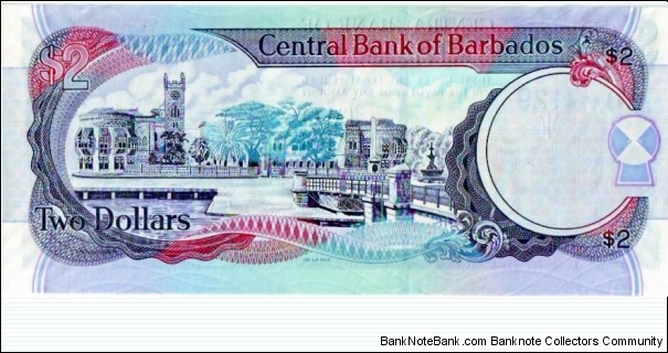 Banknote from Barbados year 2007