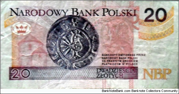 Banknote from Poland year 1994