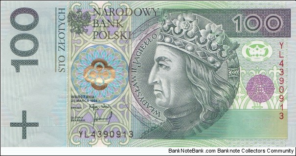 Poland 100 zlotych 1994 Banknote