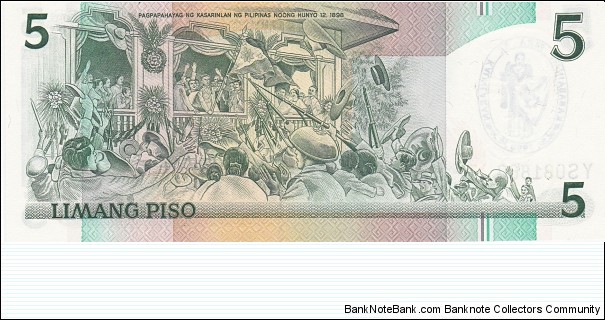 Banknote from Philippines year 1990