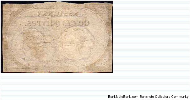 Banknote from France year 1793