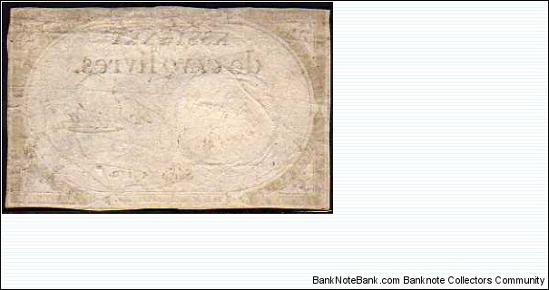 Banknote from France year 1793