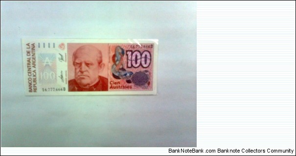 100 australes Banknote