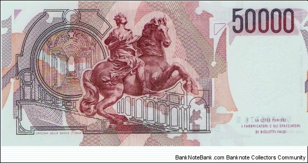 Banknote from Italy year 1984