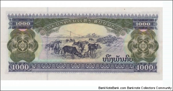 Banknote from Laos year 2003