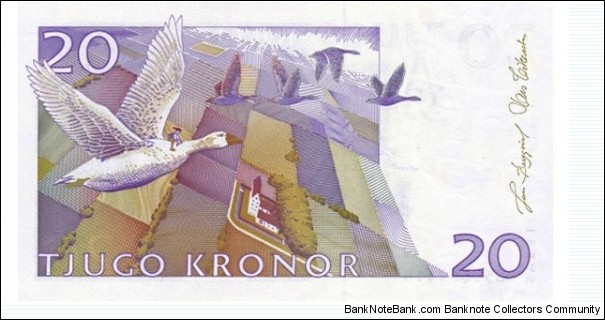 Banknote from Sweden year 1997