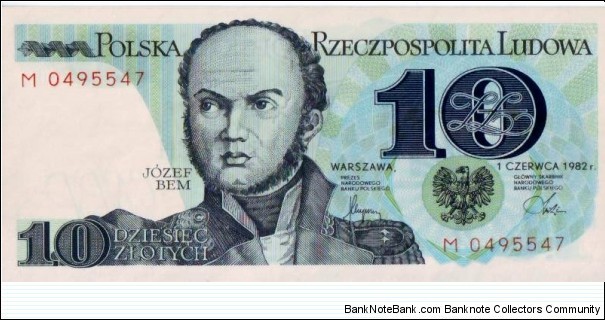 10 Zlotych Banknote