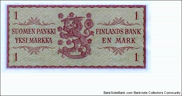 Banknote from Finland year 1963