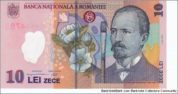 Romania 10 lei 2005, polymer Banknote