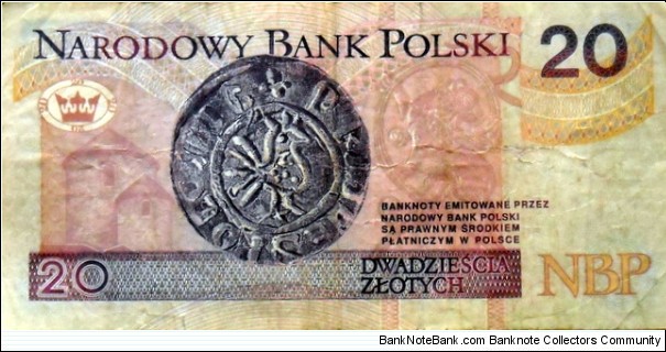 Banknote from Poland year 1994