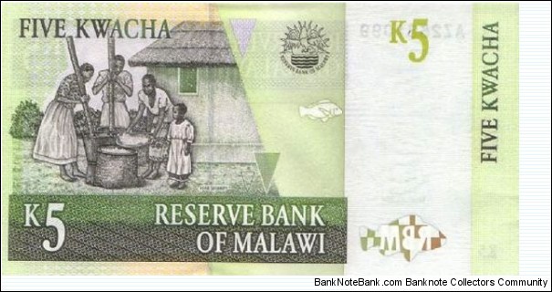 Banknote from Malawi year 2004