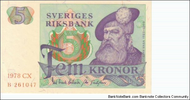 5 Kronor Banknote