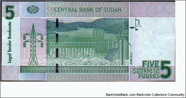 Banknote from Sudan year 2011