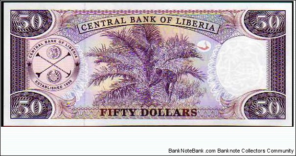 Banknote from Liberia year 2009