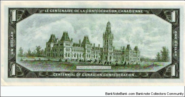 Banknote from Canada year 1967