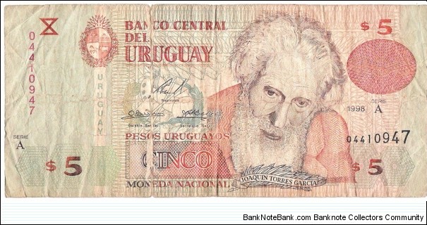 5 Pesos Banknote