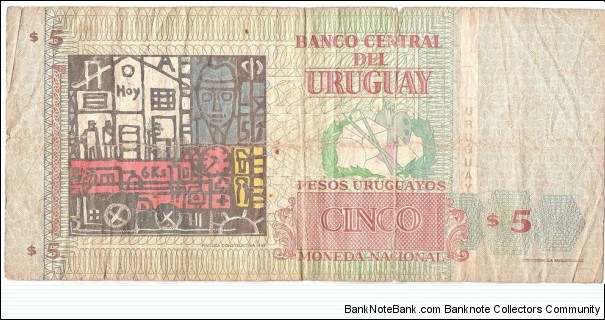 Banknote from Uruguay year 1998