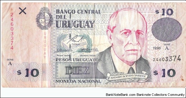 10 Pesos Banknote