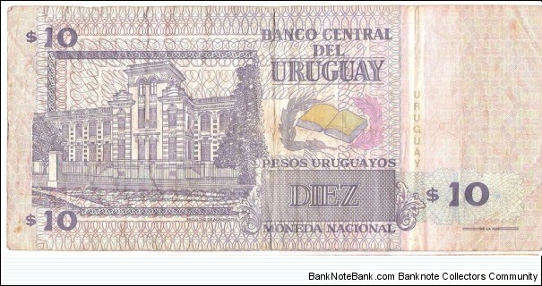 Banknote from Uruguay year 1998