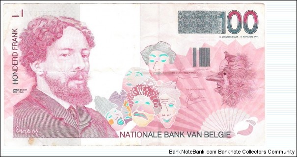 100 Francs/Frank (signatures / Masai & Quaden) Banknote