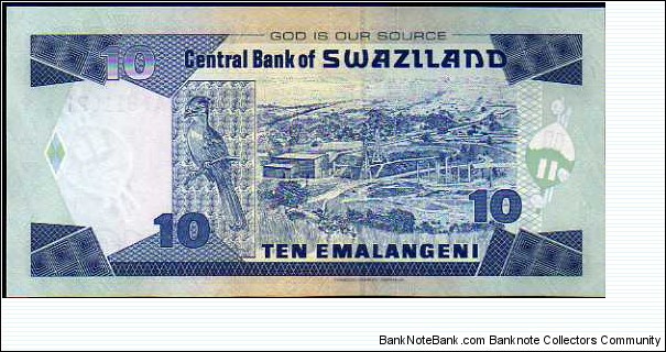 Banknote from Swaziland year 2001