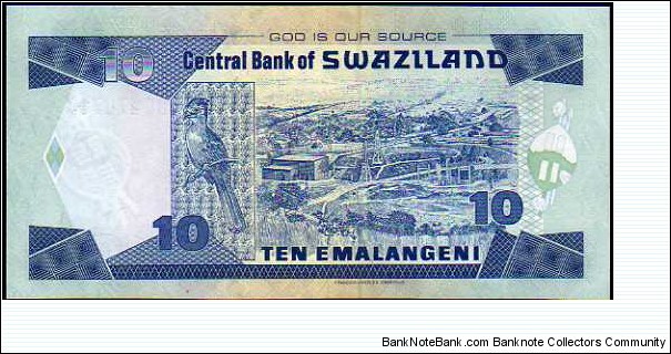 Banknote from Swaziland year 2006