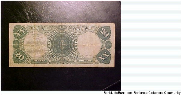 Banknote from USA year 1880