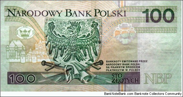 Banknote from Poland year 1994