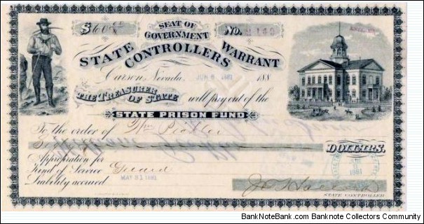 State Prison Fund.
Dakota Banknote