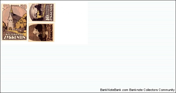 Reutergeld 
Zarrentin 
31. Mai 1922 Banknote