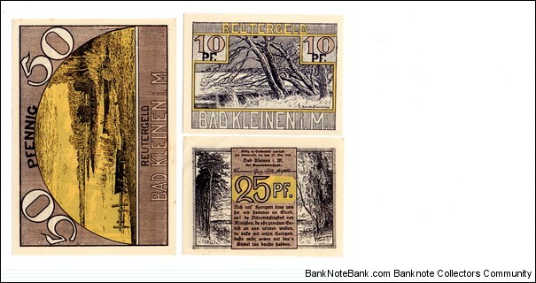 Reutergeld 
Bad Kleinen 
 Banknote