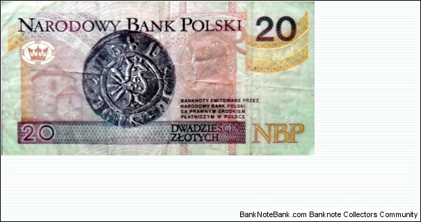 Banknote from Poland year 1994