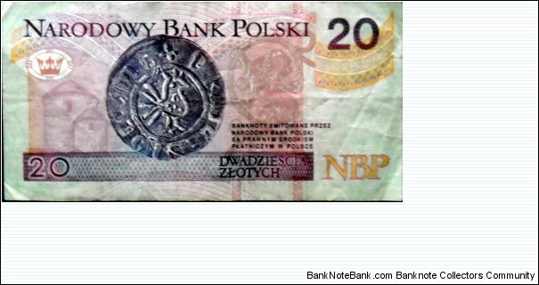 Banknote from Poland year 1994