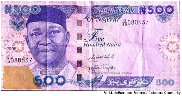Nigeria 500 Naira Banknote