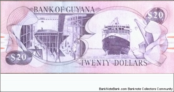 Banknote from Guyana year 0