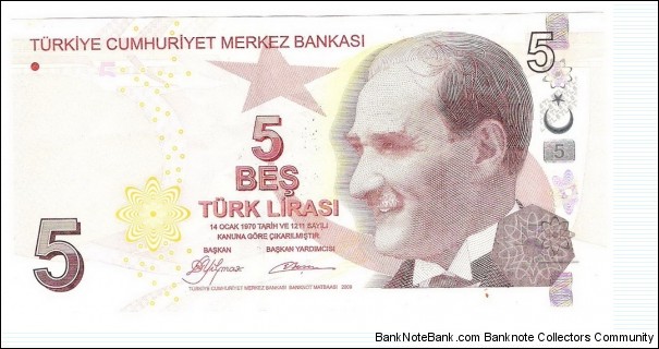 5 Lira Banknote