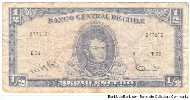 1/2 Escudo Banknote