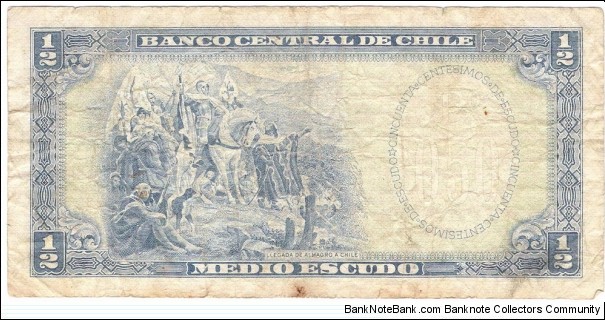 Banknote from Chile year 1967