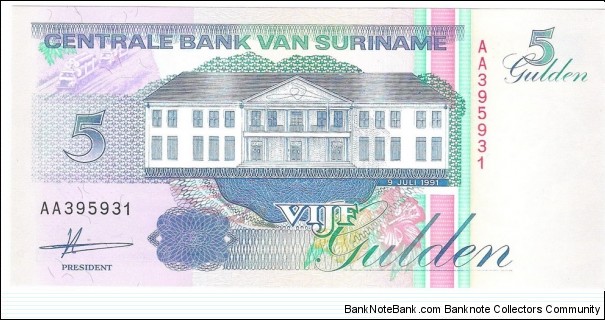 5 Gulden Banknote