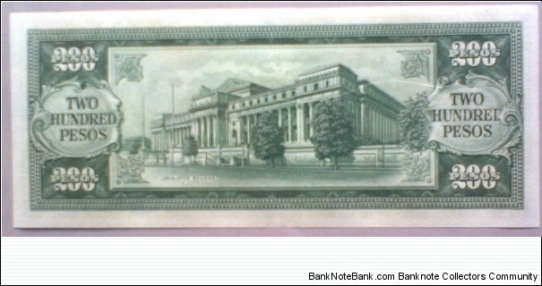 Banknote from Philippines year 1949