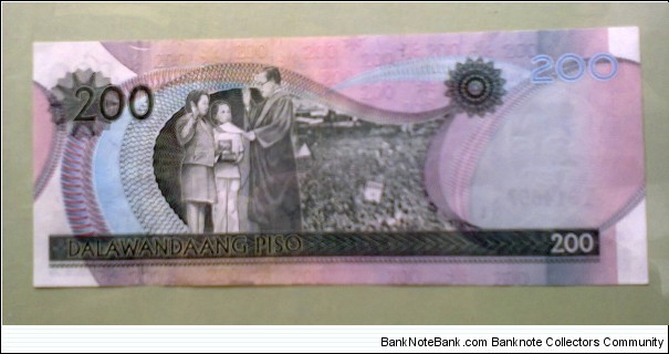 Banknote from Philippines year 2009