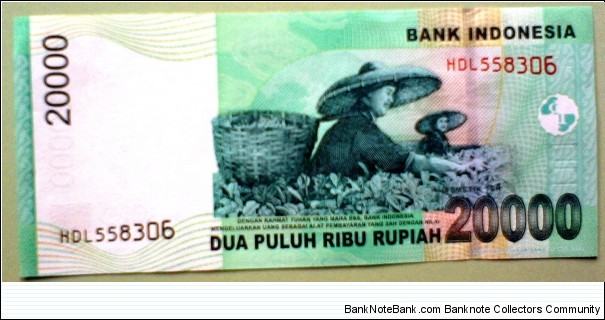 Banknote from Indonesia year 2009