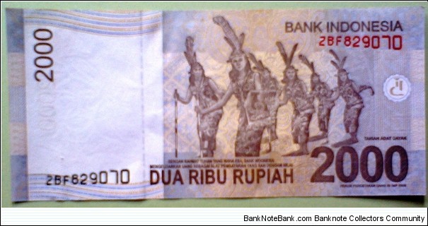 Banknote from Indonesia year 2009