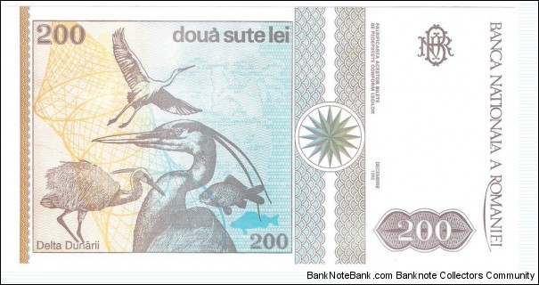 Banknote from Romania year 1992