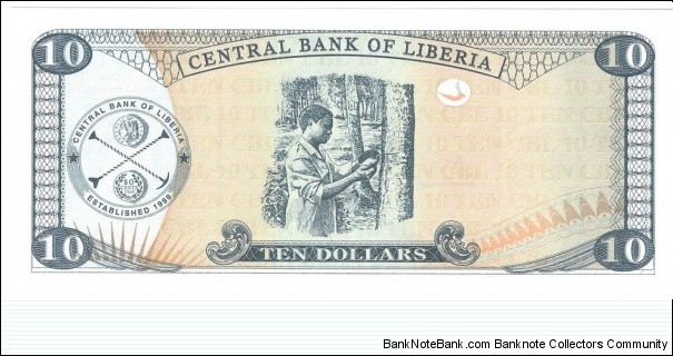 Banknote from Liberia year 2011