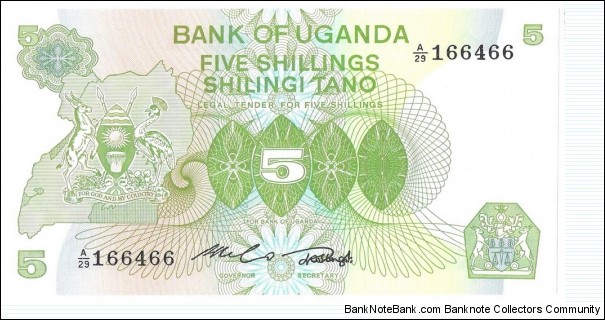 5 Shillings(1982) Banknote