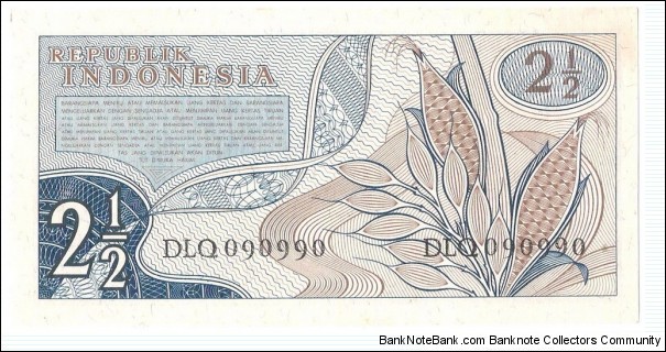 Banknote from Indonesia year 1961