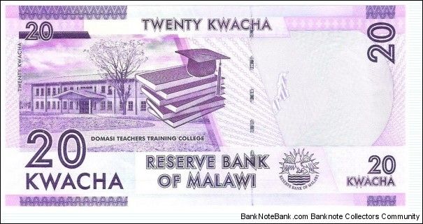 Banknote from Malawi year 2012