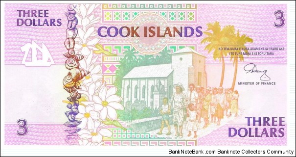 Banknote from Cook Islands year 1992