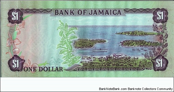 Banknote from Jamaica year 1977